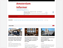 Tablet Screenshot of amsterdaminformer.com